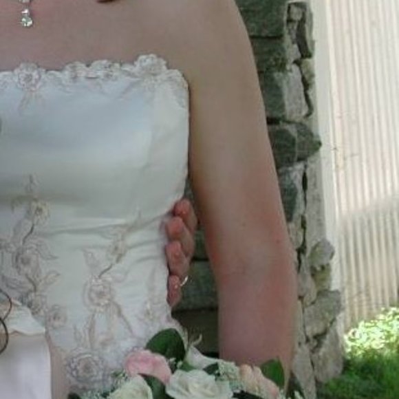 Mon Cheri Wedding Dress Size 12 - Picture 11 of 12